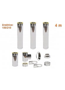 izolowany komin stalowy 150/210